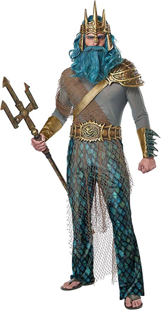 California Costumes Poseidon/Neptune, Lord of the Sea Costume for Adults